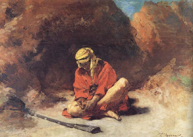 Leon Bonnat Arab Removing a Thorn from his Foot china oil painting image